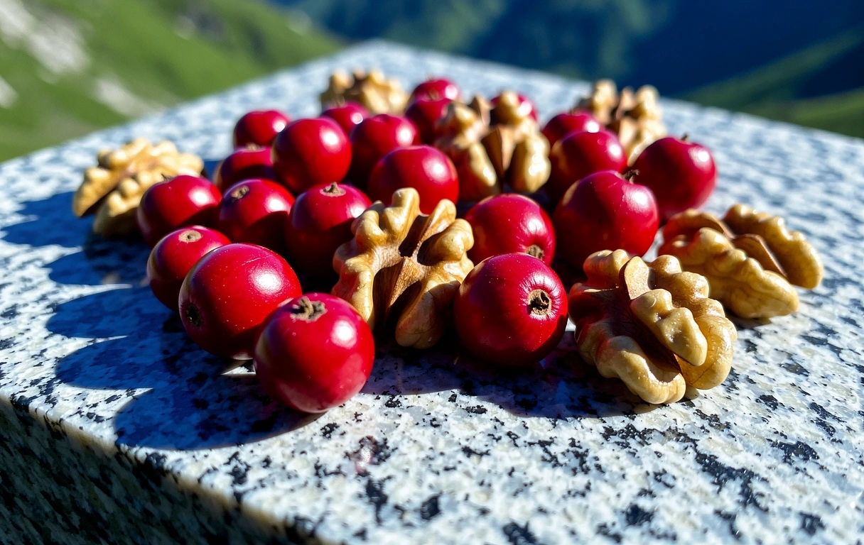 Schweizer Alpengipfel bei Sonnenaufgang